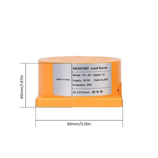 ZigBee ультразвуковой датчик контроля уровня жидкости Tuya Smart (ME201WZ) F10534 фото