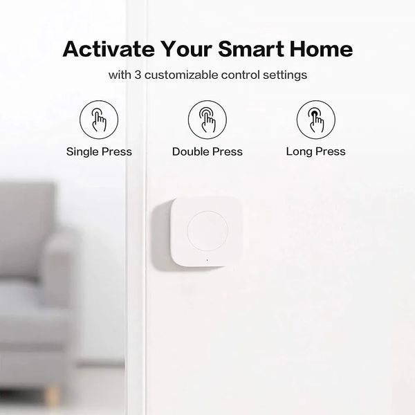Бездротовий перемикач сцен Zigbee Xiaomi Aqara (WXKG11LM) F10134 фото