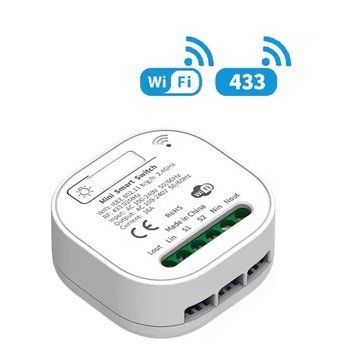 Беспроводное реле WIFI RF433 на одну линию (F10435) F10435 фото