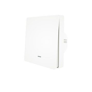 Выключатель Wi-Fi механический на одну линию белый Tuya (WS-EUB-W) F10096 фото