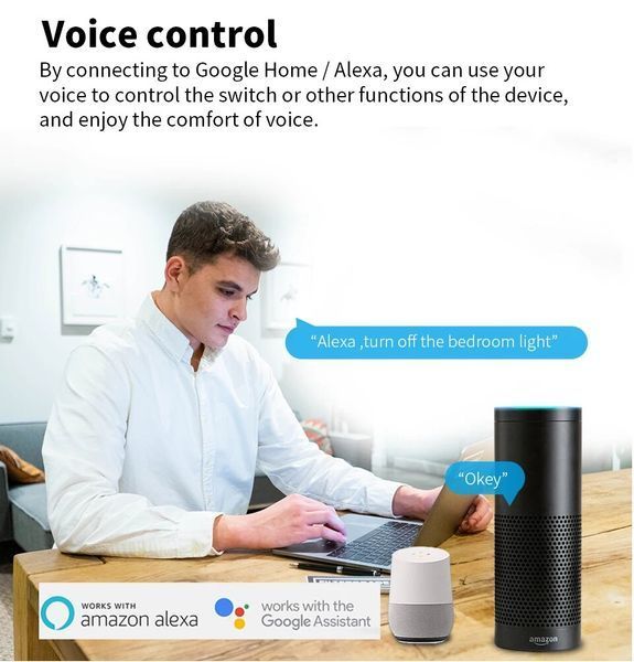 Беспроводное реле WIFI RF433 на одну линию (F10435) F10435 фото