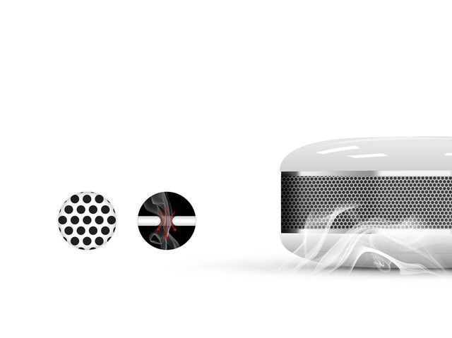 Датчик дыма и температуры FIBARO Smoke Sensor FIBEFGSD-002 (FIB_FGSS-101) F10388 фото