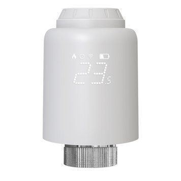 Wi-Fi термостат-термоголовка Moes Tuya Smart для радіатора (WTRV-PJ-603) F10545 фото