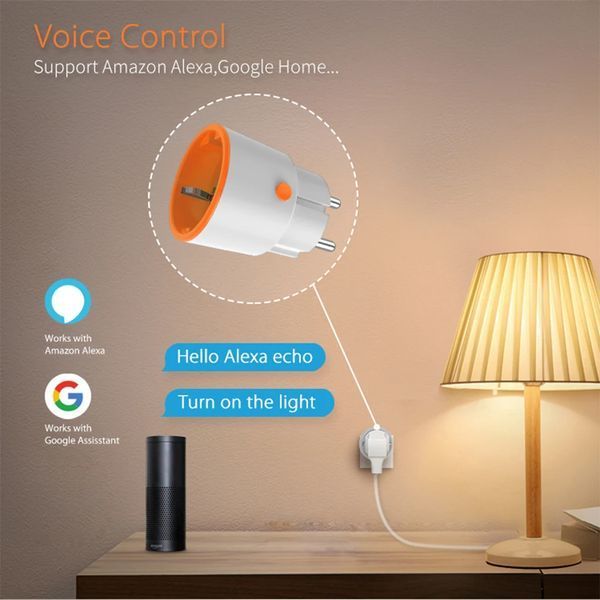 Умная розетка ZigBee 16А с энергомониторингом Tuya (NAS-WR01B) F10391 фото