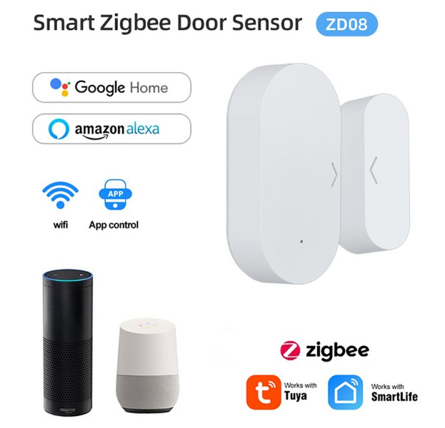 Датчик открытия двери окна Zigbee Tuya (ZD08) F10003 фото