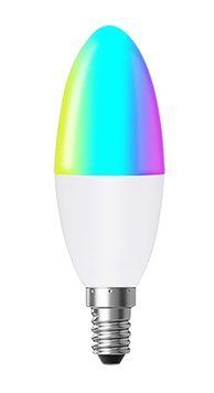 LED светодиодная лампа RGB+CW ZigbeeI Е14 TUYA (F10037) F10037 фото