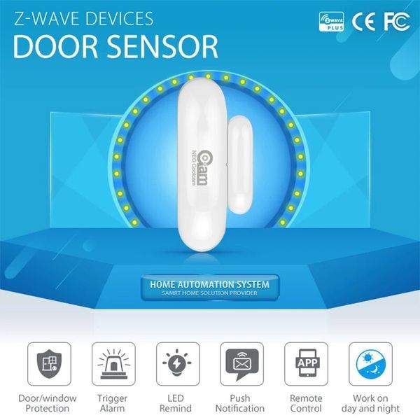 Датчик открывания дверей окна Z-Wave Plus NEO Coolcam (NAS-DS01Z) F10252 фото