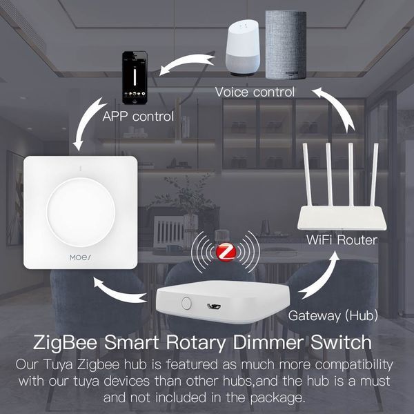 Димер сенсорний ZigBee одноканальний TUYA (F10104) F10104 фото
