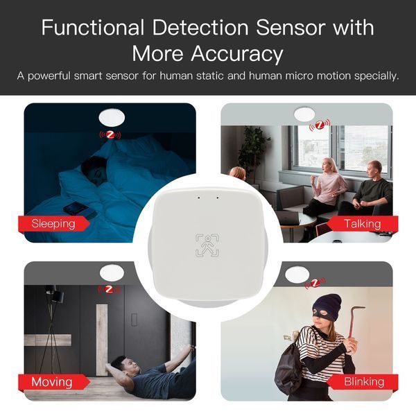 Датчик присутності людини WiFi TUYA (F10397) F10397 фото
