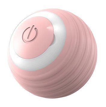 Умная игрушка для кошек смарт мяч USB розовый (F10399) F10399 фото