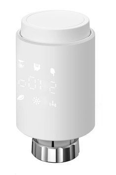 Термостат термоголовка на батарею ZigBee Tuya (TV02) F10014 фото