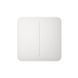 Сенсорный выключатель Ajax LightSwitch White две линии F10210 фото 2