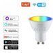 LED светодиодная лампа RGB+CW WIFI GU10 TUYA (F10038) F10038 фото 2