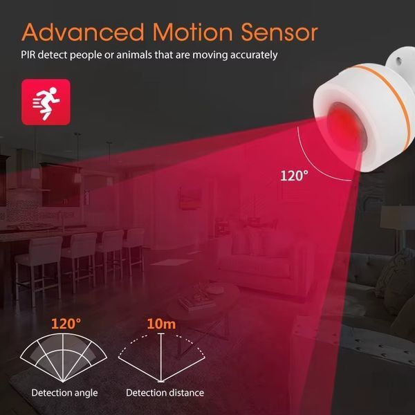 Датчик руху Zigbee температури та вологості (NAS-PD07B) F10454 фото