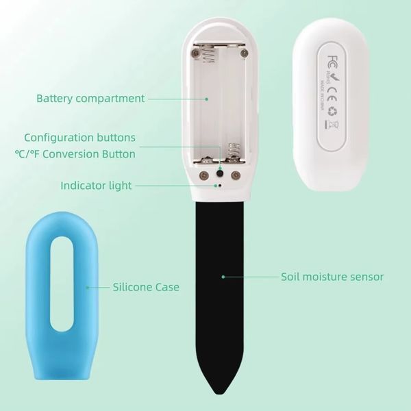 Датчик Zigbee вологості грунту та температури Tuya (SGS01Z) F10455 фото