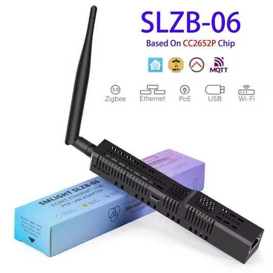 Координатор контролер з Ethernet Wi-Fi Zigbee SMLight (SLZB-06