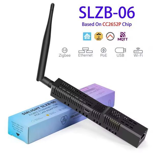 Координатор контроллер с Ethernet Wi-Fi Zigbee SMLight (SLZB-06) F10456 фото