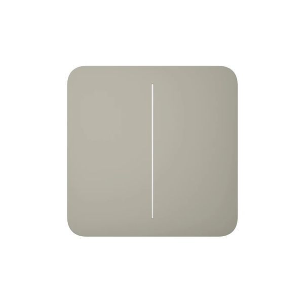 Сенсорний вимикач Ajax LightSwitch Olive дві лінії F10215 фото