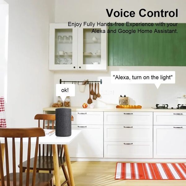 Чотириканальне реле Zigbee з сухим контактом Tuya (85-250В АС) F10269 фото