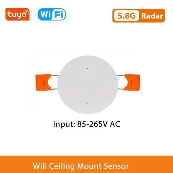 Датчик присутності людини WiFi TUYA стельовий (F10409) F10410 фото