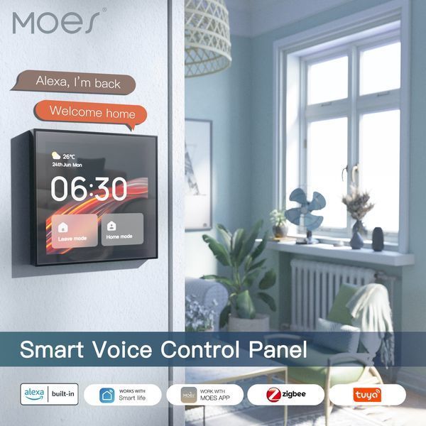 Cенсорна панель керування Zigbee розумним будинком TUYA (CCP-TY-EU-LN) F10121 фото