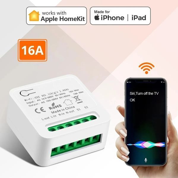 Реле WiFi одноканальне Homekit (F10137) F10137 фото