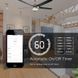 Розумний Wi-Fi RF регулятор обертів вентилятора та керування освітленням Moes TUYA (WF-EU-FL) F10477 фото 4