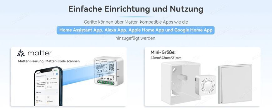 Реле Matter WiFi одноканальное 16А (F10466) F10466 фото