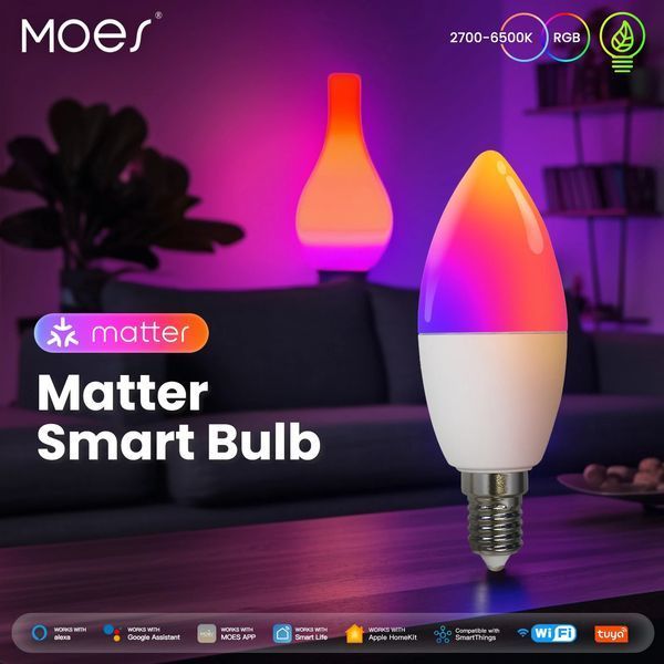 LED Matter світлодіодна WIFI RGB лампа Е14 (MWB-TDC6) F10470 фото