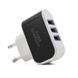 USB Розетка адаптер на три устройства черная (ljh-186) F10081 фото