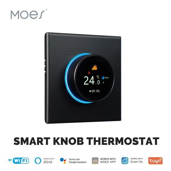Терморегулятор Zigbee термостат для батареї та водяної теплої підлоги TUYA (ZHT-SR-GA) F10478 фото