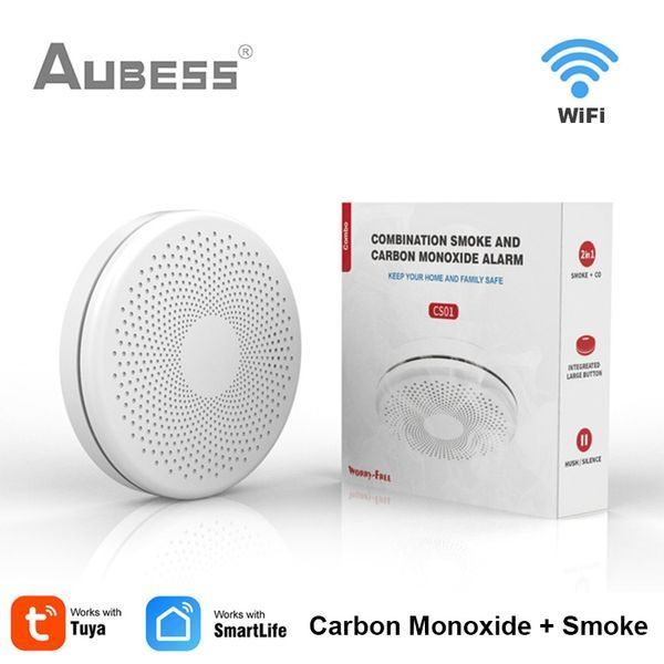 Датчик диму та СО WiFi TUYA (F10035) F10035 фото