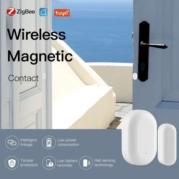 Датчик открытия двери окна Zigbee Tuya (F10376) F10376 фото