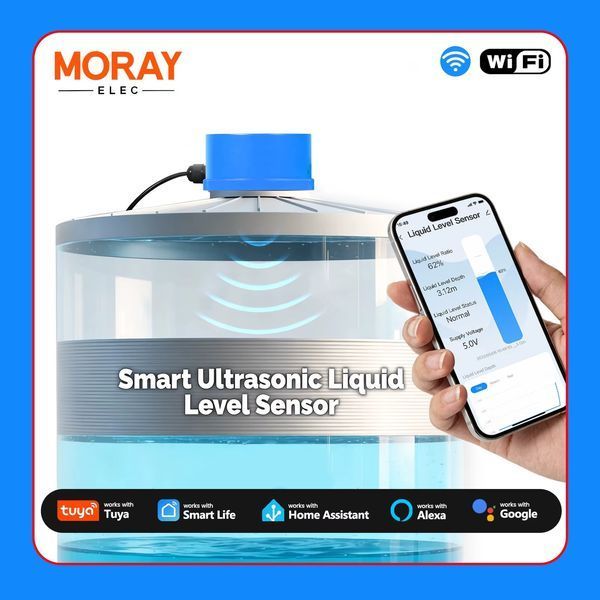 Wi-Fi ультразвуковой датчик контроля уровня жидкости Tuya Smart (ME201W) F10533 фото