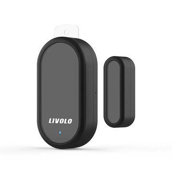 Датчик відкриття дверей вікна Zigbee Livolo чорний (VL-XM001) F10289 фото