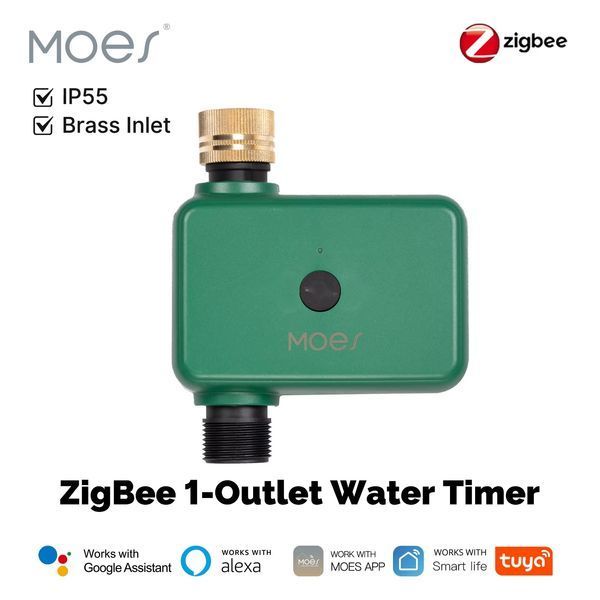 Zigbee розумний таймер поливу MOES Tuya Smart (SOP10Z) F10540 фото